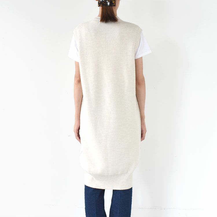 LONG KNIT GILET ロングニットジレ