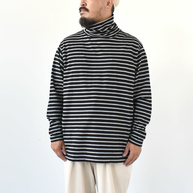 H/W BEATNIK BORDER TURTLENECKE  ビートニクボーダータートルネック