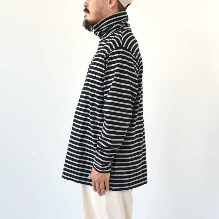 H/W BEATNIK BORDER TURTLENECKE  ビートニクボーダータートルネック