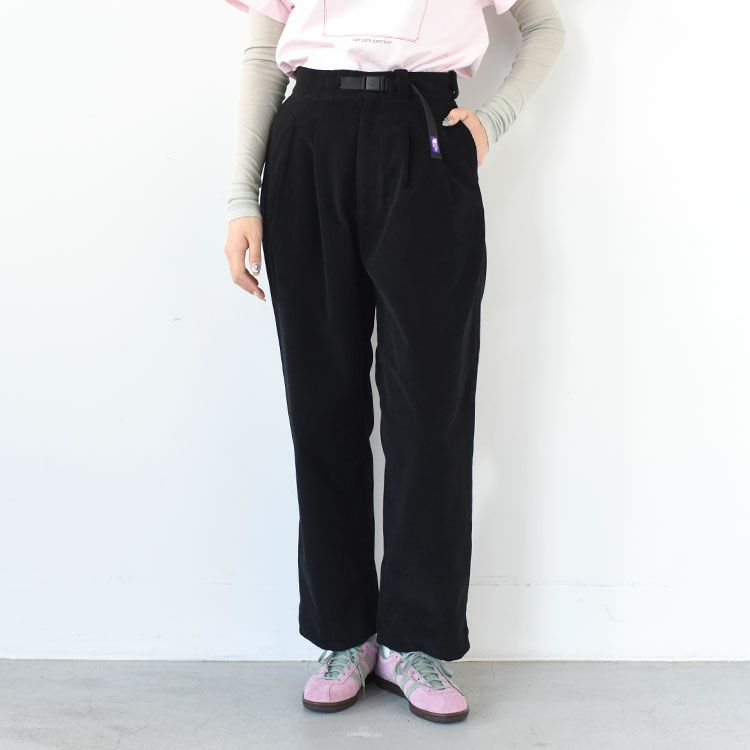 Corduroy Field Tuck Pants コーデュロイフィールドタックパンツ