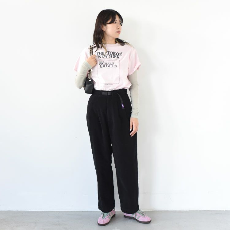 Corduroy Field Tuck Pants コーデュロイフィールドタックパンツ