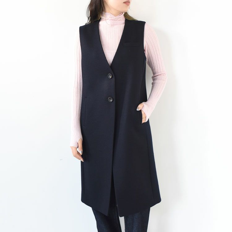 LONG WOOL GILET ロングウールジレ