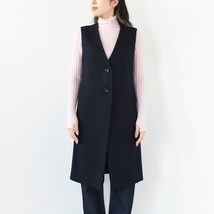 LONG WOOL GILET ロングウールジレ