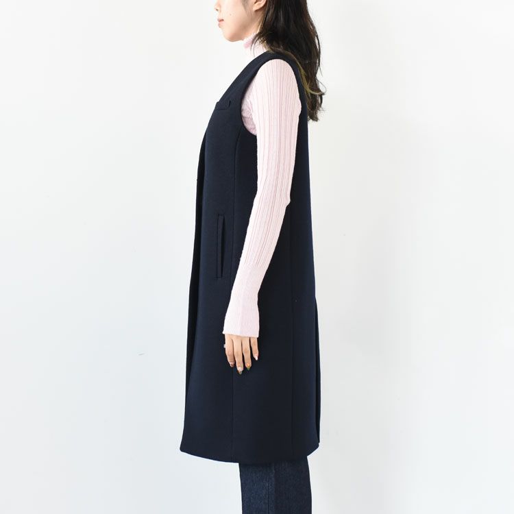 LONG WOOL GILET ロングウールジレ