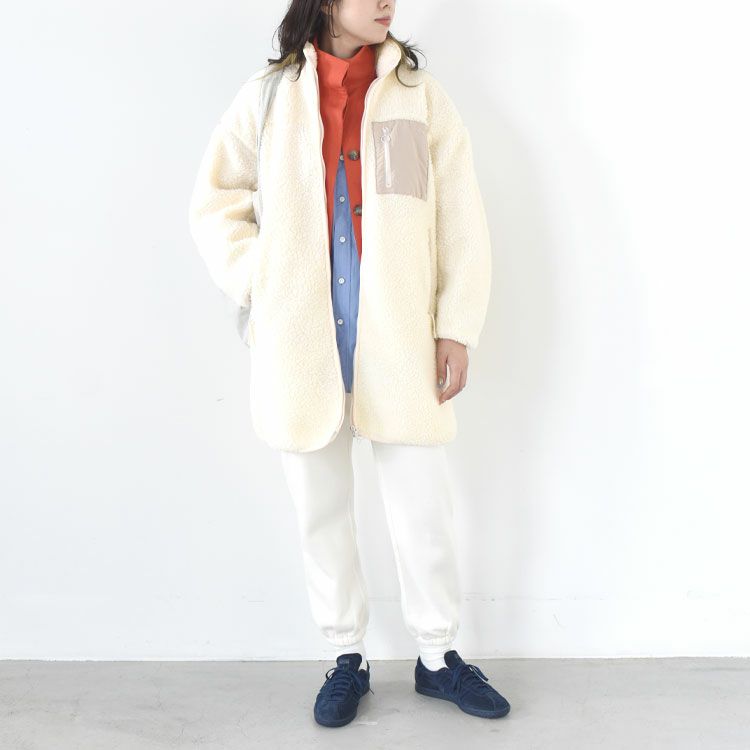 FLUFFY BOA STAND COAT フラッフィーボアスタンドコート