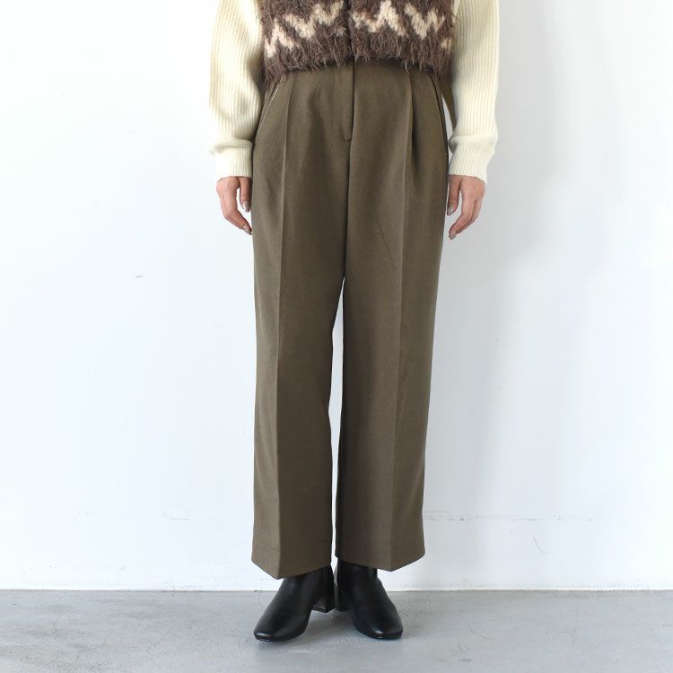 Heather Tuck Pants ヘザータックパンツ