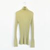 royal baby alpaca random ribbed-knit high-neck sweater ランダムリブニットハイネックセーター