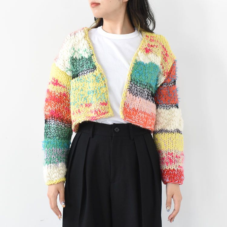 chunky hand knit cardigan チャンキーハンドニットカーディガン