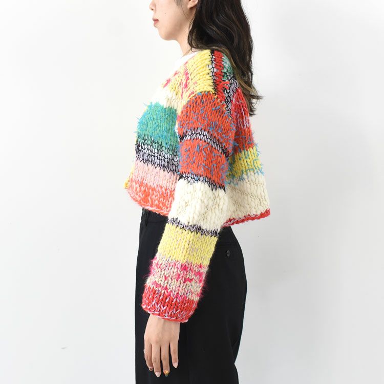 chunky hand knit cardigan チャンキーハンドニットカーディガン