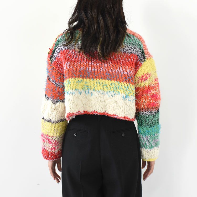 chunky hand knit cardigan チャンキーハンドニットカーディガン