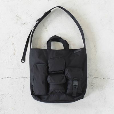 MULTI POCKETS 2WAY TOTE (MEDIUM)