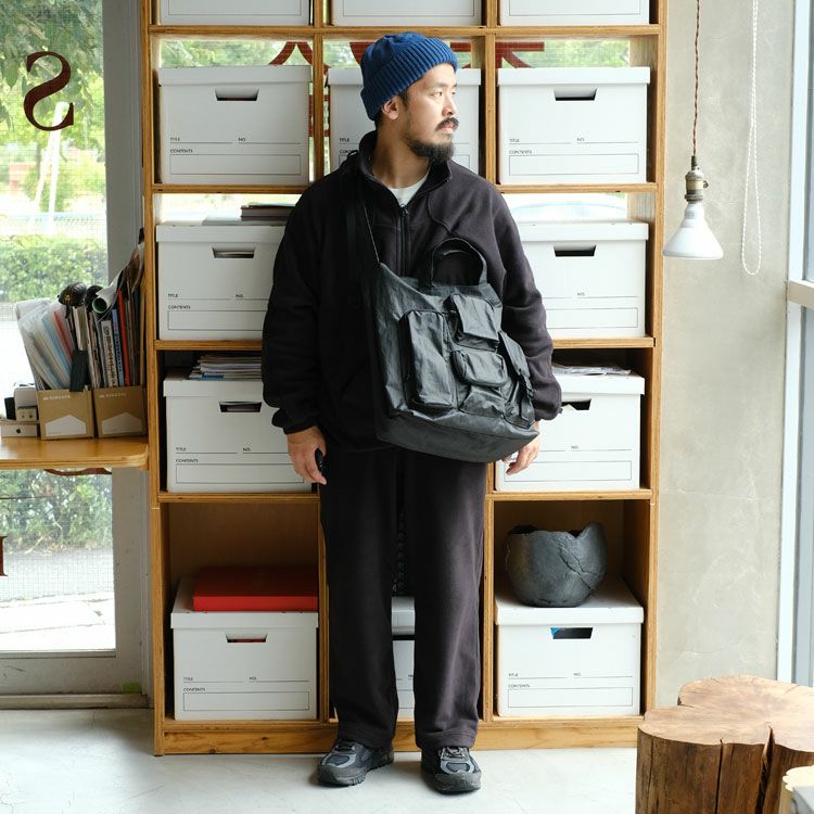 MULTI POCKETS 2WAY TOTE (MEDIUM)