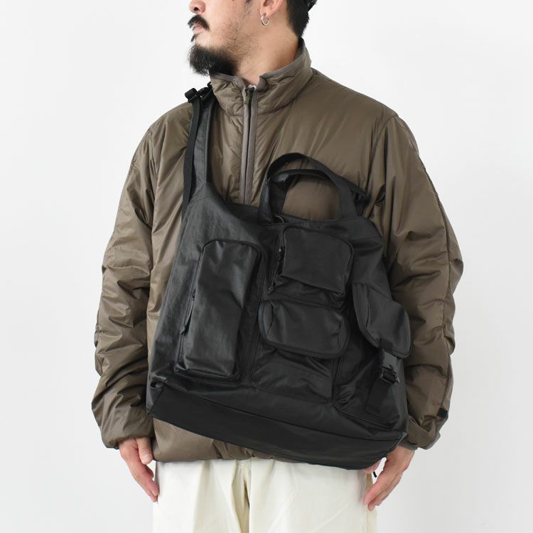 MULTI POCKETS 2WAY TOTE (MEDIUM)