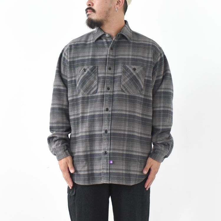 Flannel Double Pocket Field Work Shirt フランネルダブルポケットフィールドワークシャツ