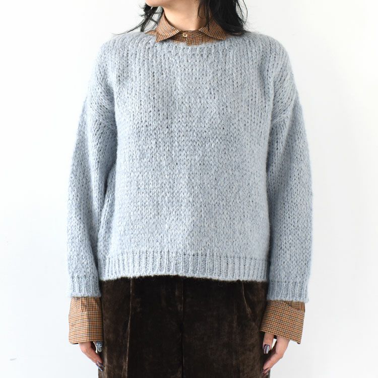 SESAMY ボートネックニットプルオーバー