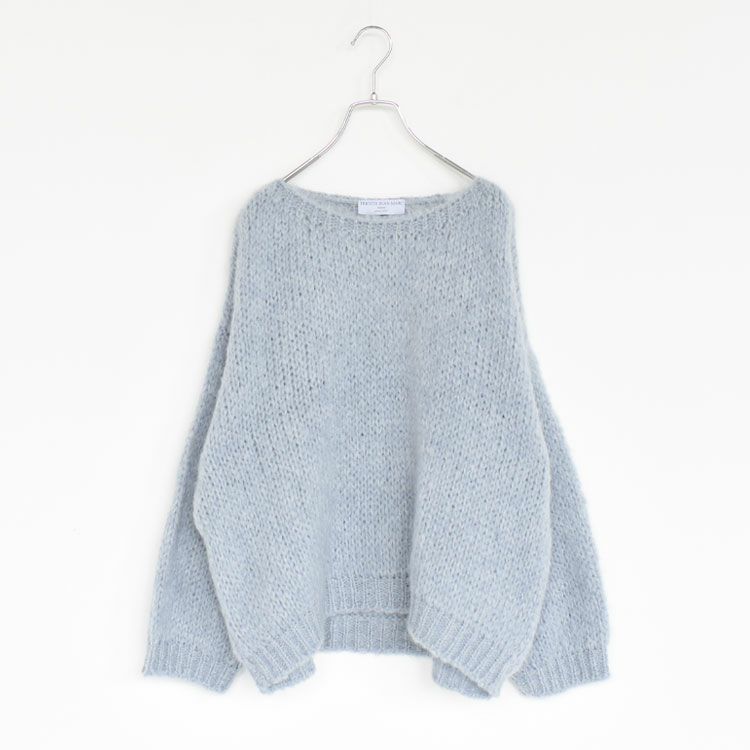 SESAMY ボートネックニットプルオーバー