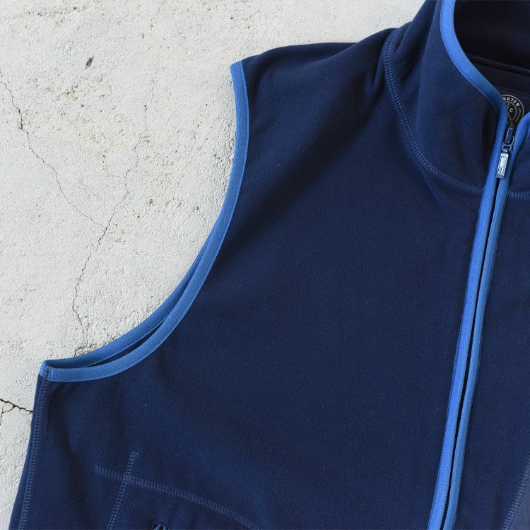FLEECE ZIP UP VEST フリースジップアップベスト/PORTER CLASSIC