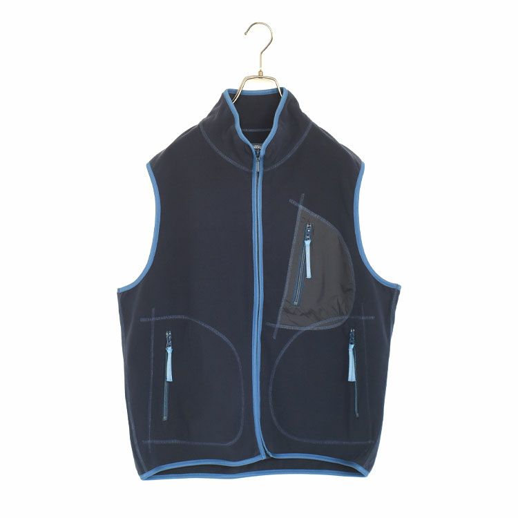 FLEECE ZIP UP VEST フリースジップアップベスト