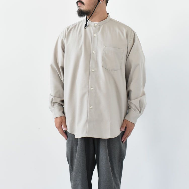 ECO TWILL UTILITY COMF BAND COLLAR SHIRT エコツイルユーティリティコンフォートバンドカラーシャツ