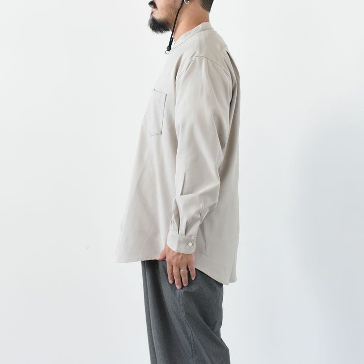 ECO TWILL UTILITY COMF BAND COLLAR SHIRT エコツイルユーティリティコンフォートバンドカラーシャツ