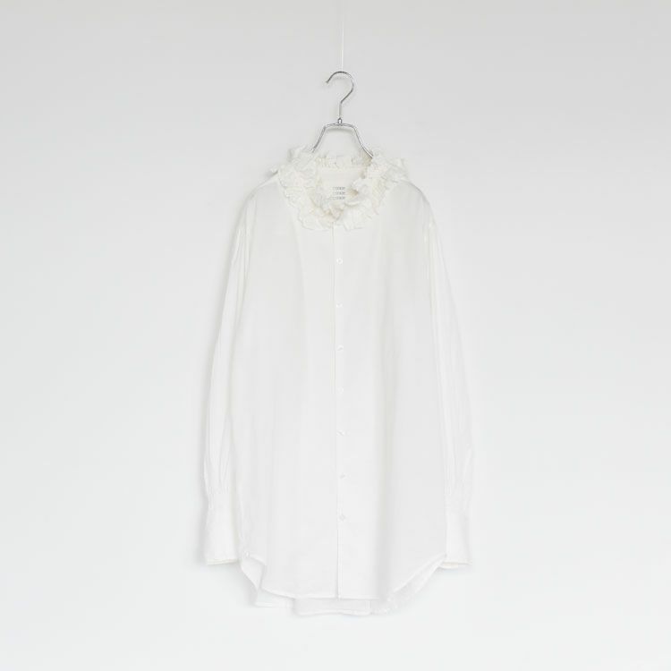 cotton frill coller shirts コットンフリルカラーシャツ