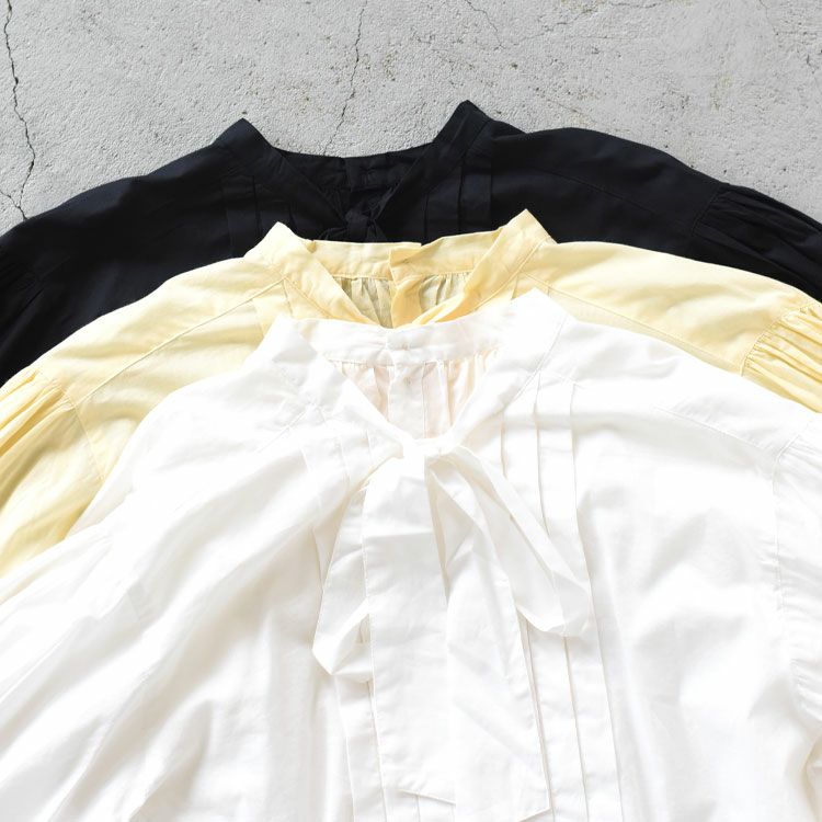 ribbon tuck blouse リボンタックブラウス