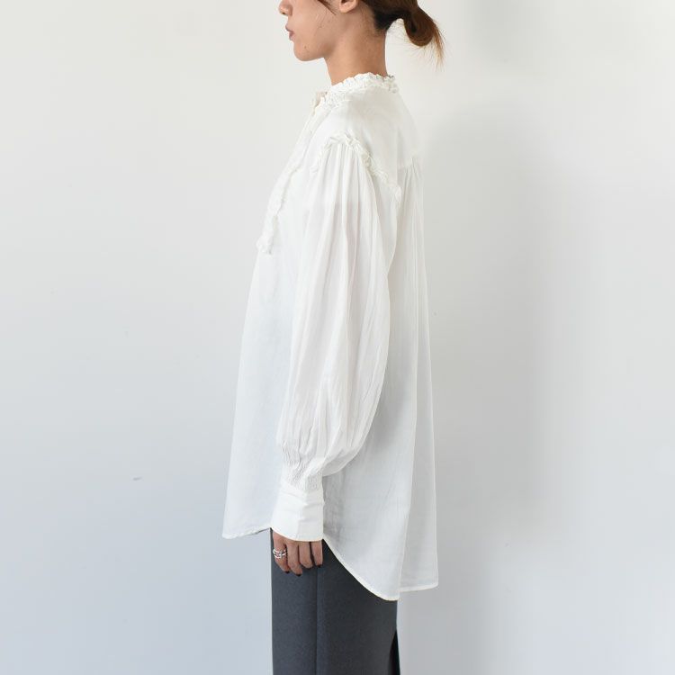 pintuck frill blouse ピンタックフリルブラウス