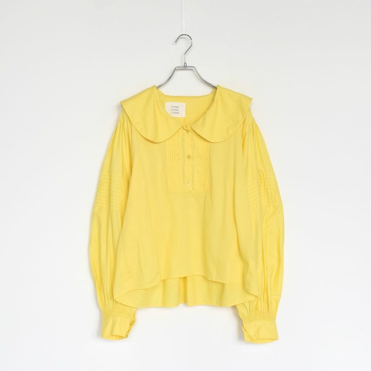 round collar volume blouse ラウンドカラーボリュームブラウス