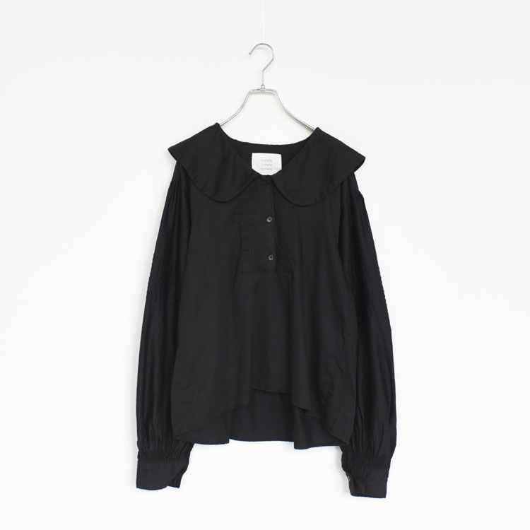 round collar volume blouse ラウンドカラーボリュームブラウス