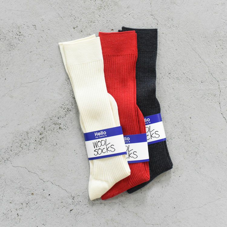 WOOL SOCKS ウールソックス【メール便2点まで可能】