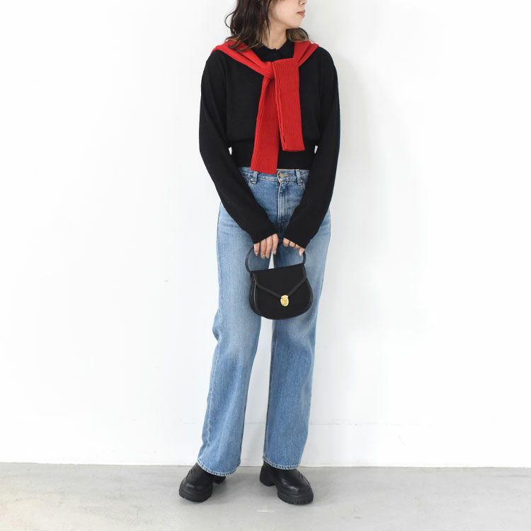 Short Polo Knit ショートポロニット