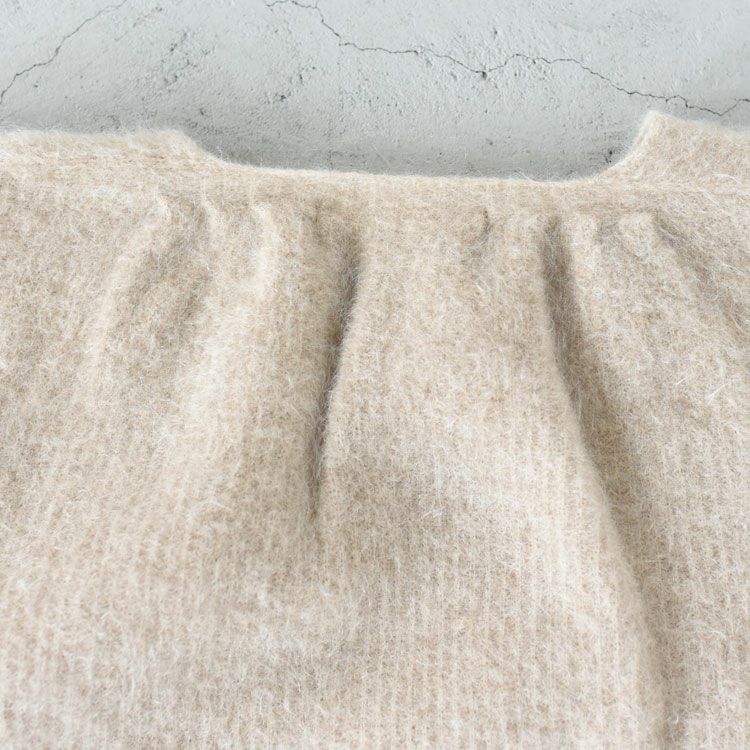 stretch superkid mohair short cardigan モヘアショートカーディガン