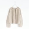 stretch superkid mohair short cardigan モヘアショートカーディガン