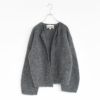 stretch superkid mohair short cardigan モヘアショートカーディガン