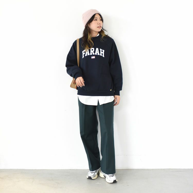 Printed Graphic Crewneck SweatShirt College Logo プリントグラフィッククルーネックスウェットシャツ