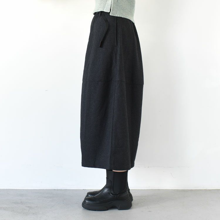 WOOL PANELED SKIRT ウールパネルドスカート