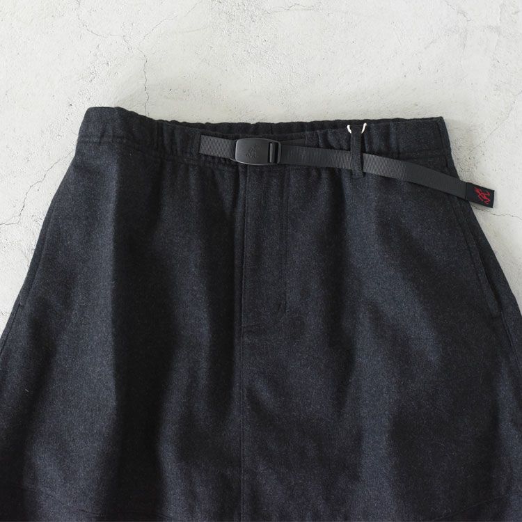 WOOL PANELED SKIRT ウールパネルドスカート