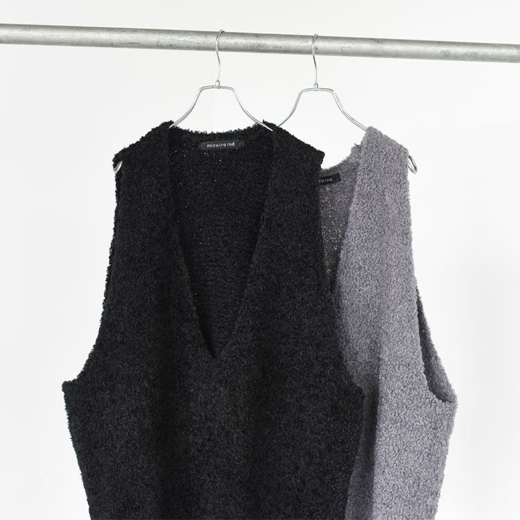 hairy yarn wide vest へアリーヤーンワイドベスト