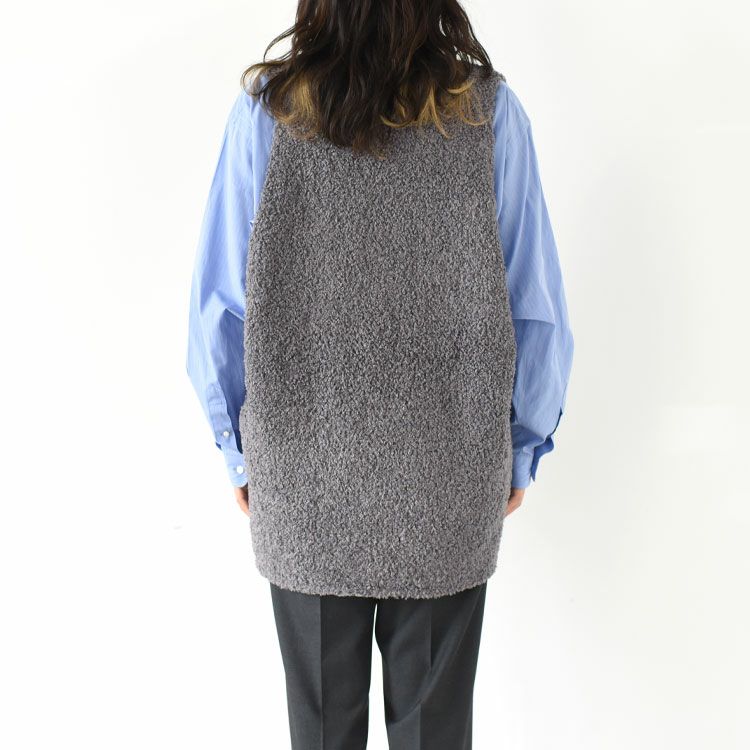 hairy yarn wide vest へアリーヤーンワイドベスト