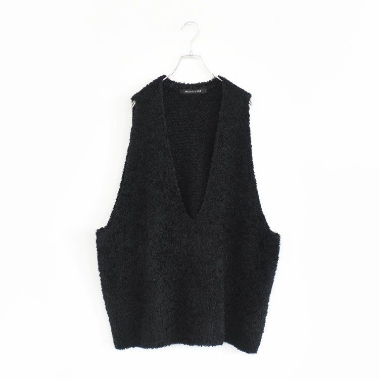 hairy yarn wide vest へアリーヤーンワイドベスト