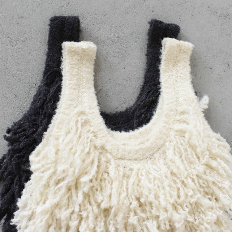 Fringe Knit Bustier フリンジニットビスチェ