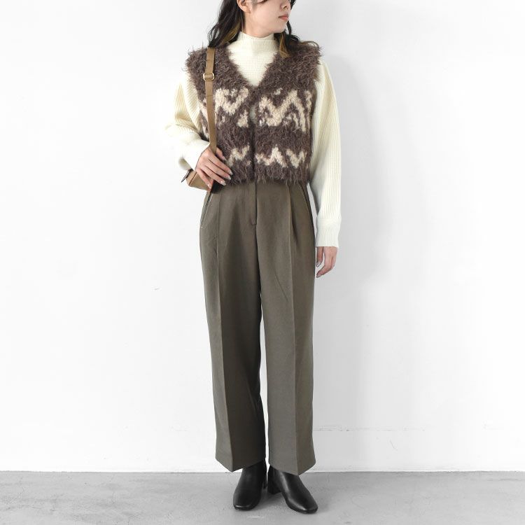 SALE 20％OFF】uruguayan wool COWICHAN hand-knit vest カウチン 