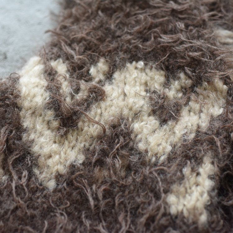 uruguayan wool COWICHAN hand-knit vest カウチンハンドニットベスト