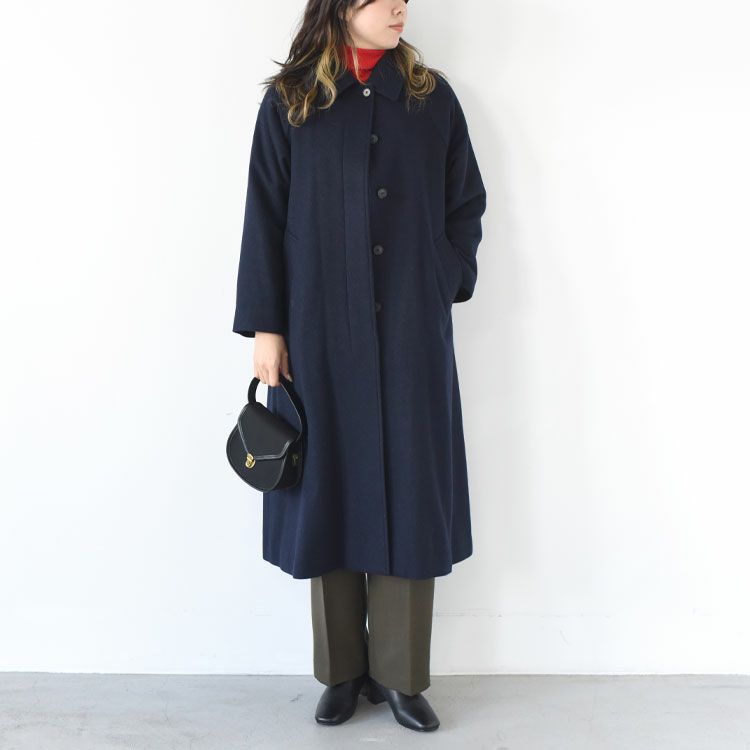 wool brend balmacaan coat ウールブレンド バルマカーン コート