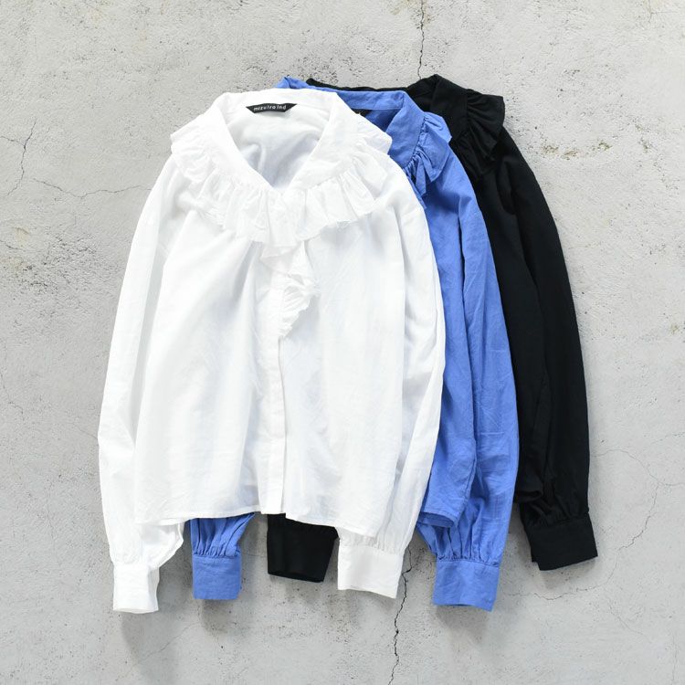 frill collar shirt フリルカラーシャツ