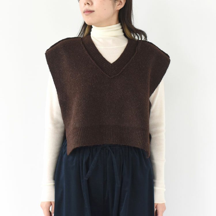 Vneck Lock Knitvest Vネックロックニットベスト