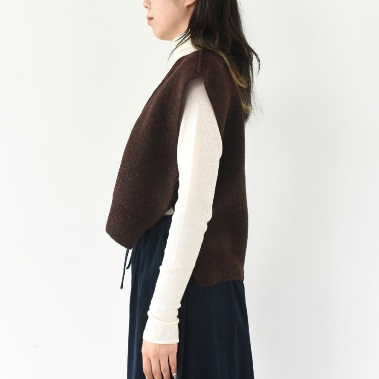 Vneck Lock Knitvest Vネックロックニットベスト