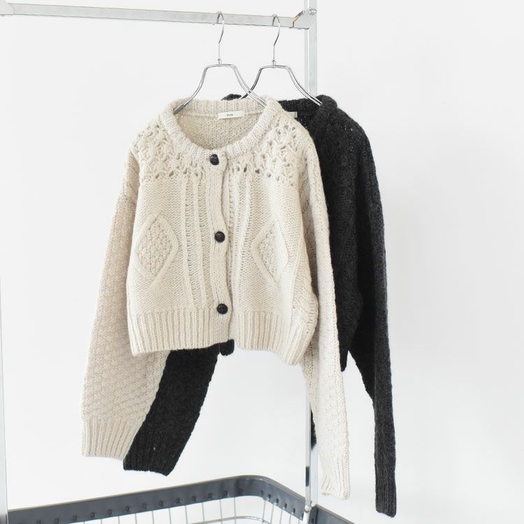 Cable Knit Cardigan ケーブルニットカーディガン