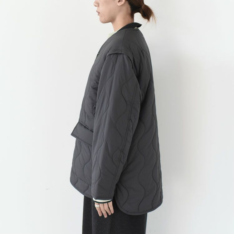 [ WILD THINGS × unfil ] quilted nylon 2way jacket キルティングナイロン2ウェイジャケット