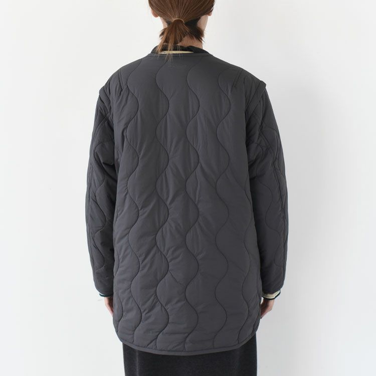 [ WILD THINGS × unfil ] quilted nylon 2way jacket キルティングナイロン2ウェイジャケット